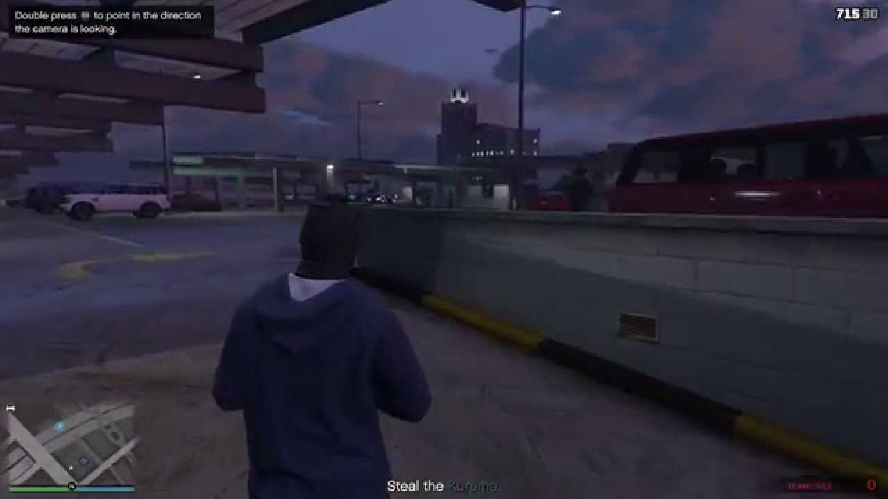 GTA 5 Heist Online Mission The Fleeca Job - Kuruma (GTA 5 Heist DLC Update)