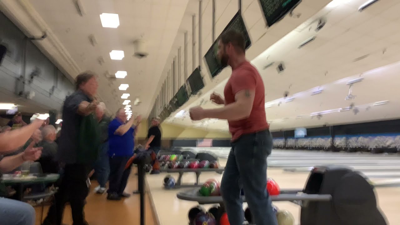 Patrick Wenz bowls first 300