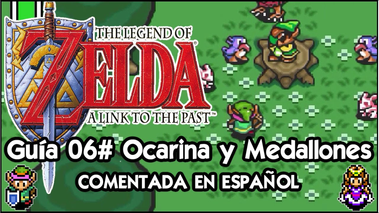 Zelda A Link to the Past Gameplay Español 💠 Guía completa 06 Ocarina y Medallones YouTube