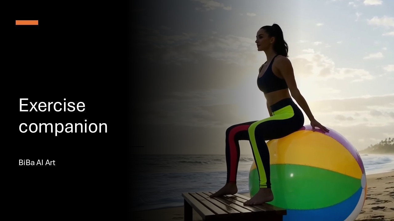 Unusual Exercise companion - Beachball therapy