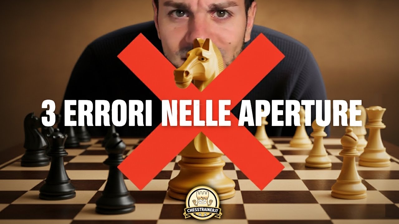 3 ERRORI nelle Aperture di Scacchi che Tutti Fanno!