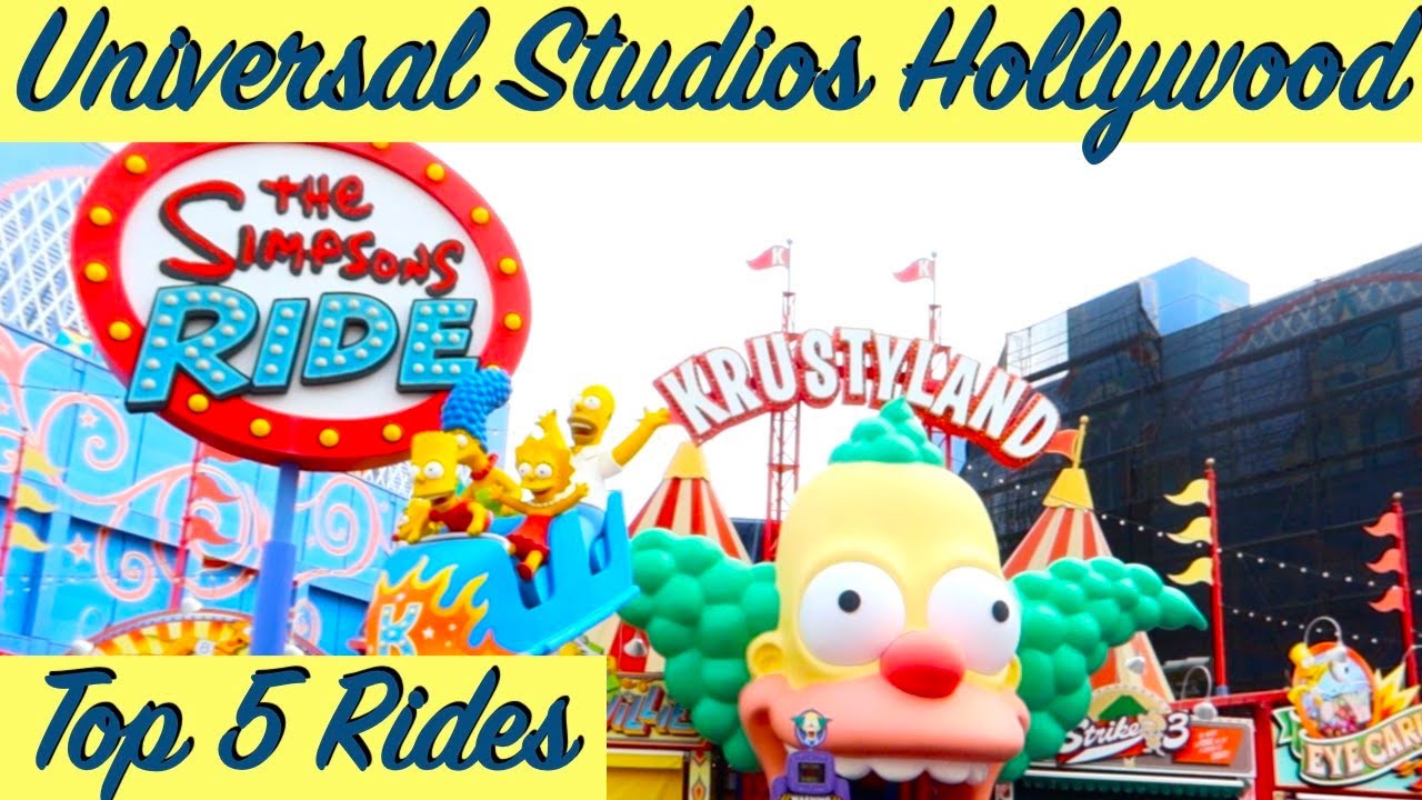 Universal Rides Top 5 Top 5 Rides At Universal Studios Hollywood - YouTube