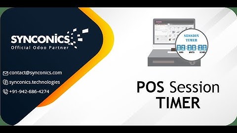 Point of Sale - Restaurant Table Timer | POS | Odoo ERP |#Synconics [ERP]