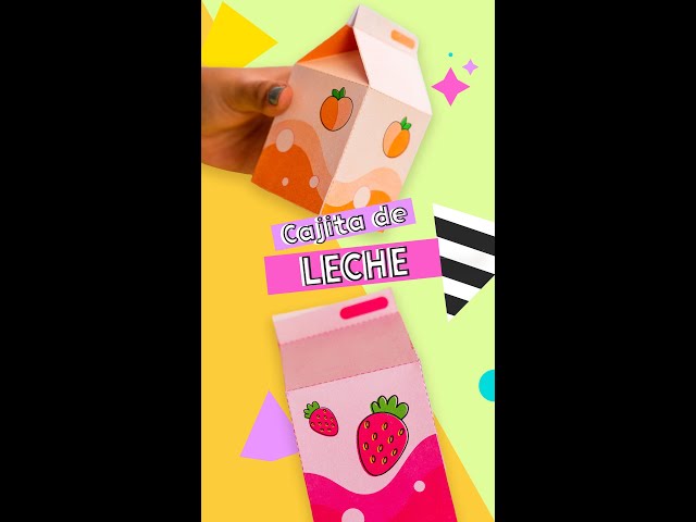Caja sorpresa de cumpleaños 🎁 : cartón de leche frutal 🍓✨