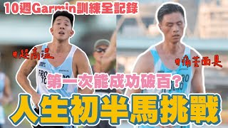 【這是丹尼】挑戰人生中沒做過的事！初～半馬我們來了「10週挑戰半馬破百！跑步菜鳥能成功嗎？」 痛苦面具都是真的...一頭栽進跑步的世界會是怎麼樣呢？