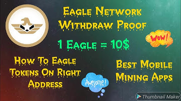 Eagle Network || Withdraw Proof || How To Withdraw Eagle Tokens On Right Address || Must Watch
