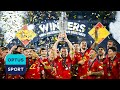 SCENES as Spain win their first trophy in ELEVEN years