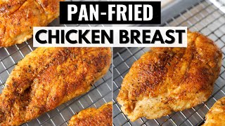 How To Make Pan Fried Chicken Breast Lightly Breaded, Tender, Juicy Chicken