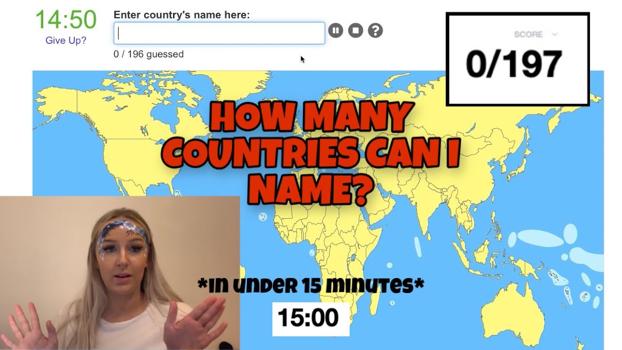 Can I Name All 196 Countries Of The World? QUIZ YouTube