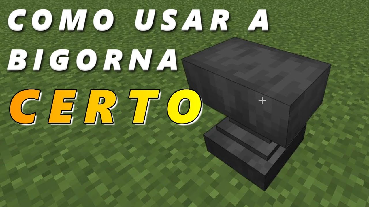 Como usar do jeito certo BIGORNA no MINECRAFT  2025