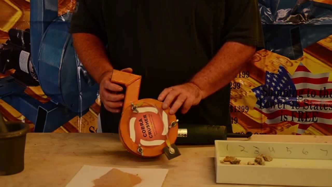 Cobra Crusher - Test your Rocks for Gold - Demo