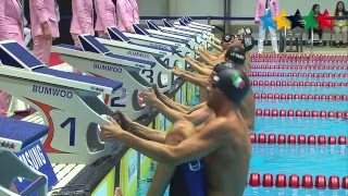 SWIMMING Men's 200m Backstroke Final - 28th Summer Universiade 2015 Gwangju (KOR)