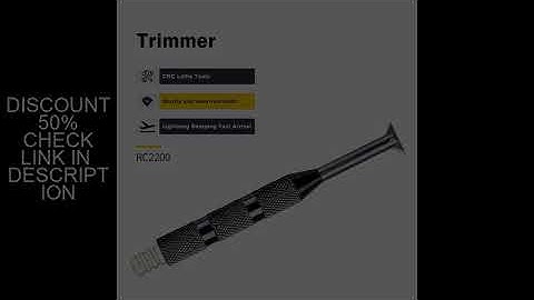 Positive And Negative Flip Type Counterbore Trimming Knife Chamfer Tool  RC1000 RC2000/2200 Collocat
