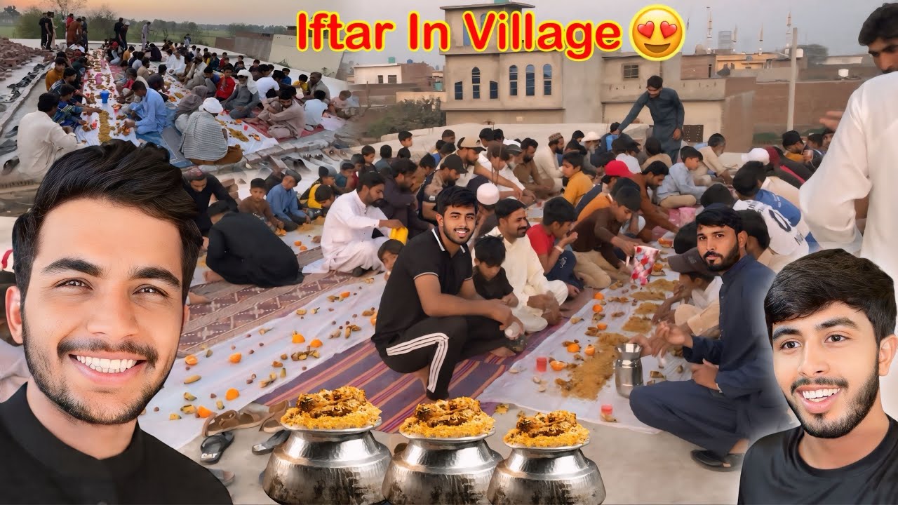 Iftar In Village 😍 With Friends | Zohaib Pendu | Saqlain Pendu 
