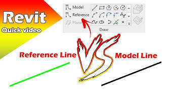 Revit architecture Reference Line vs Model line