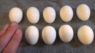 EASY peel PERFECT hard boiled eggs EVERY TIME