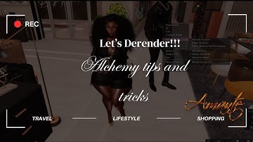 Alchemy tips and tricks- Derendering and more! #secondlife #slalchemyviewer #alchemyviewer