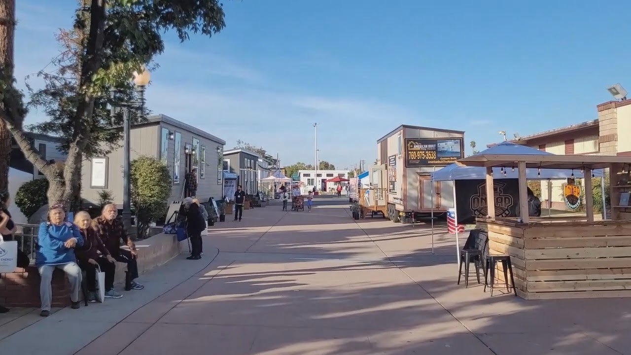 TINY HOUSE EXPO at 2024 Fresno, California, Home Show. Yes, I WENT THRU ...