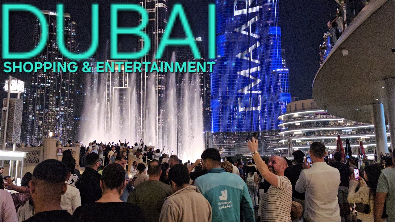 🇦🇪 MIDDLE EAST Tourist Capital - Luxury Dubai Mall & Burj Khalifa | Dubai Walk Tour [4K]
