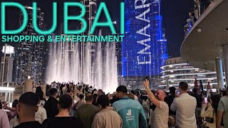 🇦🇪 DUBAI 4K: Amazing Dubai Mall, Burj Khalifa, Downtown Dubai Walking Tour