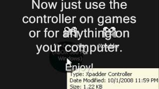 How to use XPAdder with your 360 controller
