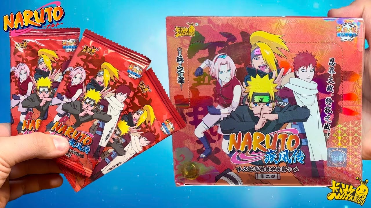 OPENING A RARE NARUTO BOOSTER BOX! (Naruto Kayou Tier 2 Wave 2 Booster