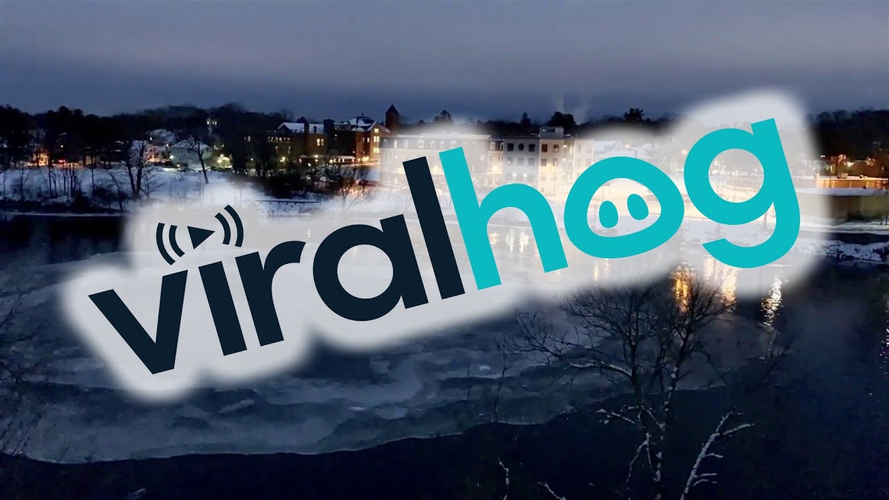 Ice Disk Time Lapse Video || ViralHog