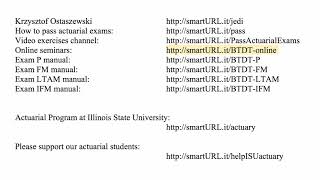 Exam FM exercise for August 18, 2018
