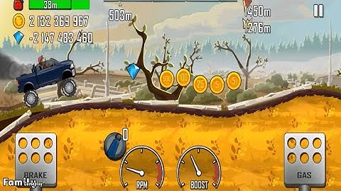 Game Car Super Diesel 4x4 In Stage Bogland - Hill Climb Racing Android Gameplay