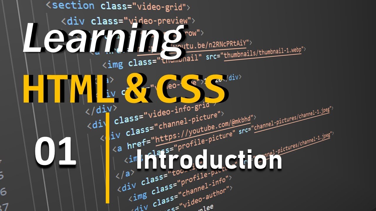 HTML 01 Introduction - YouTube