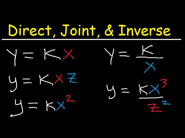 Direct Inverse And Joint Variation Worksheet Answers Ameise Live
