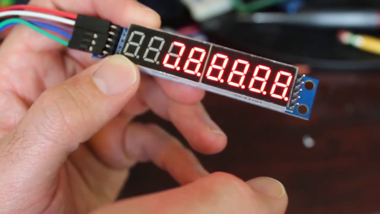 7 Segment Display Max7219 - Arduino