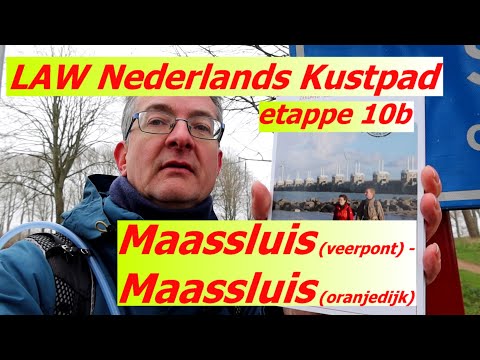 (15 mrt 2020) LAW 5.1, Nederlands Kustpad, 10e etappe einde (9km), van Maassluis naar Oranjedijk