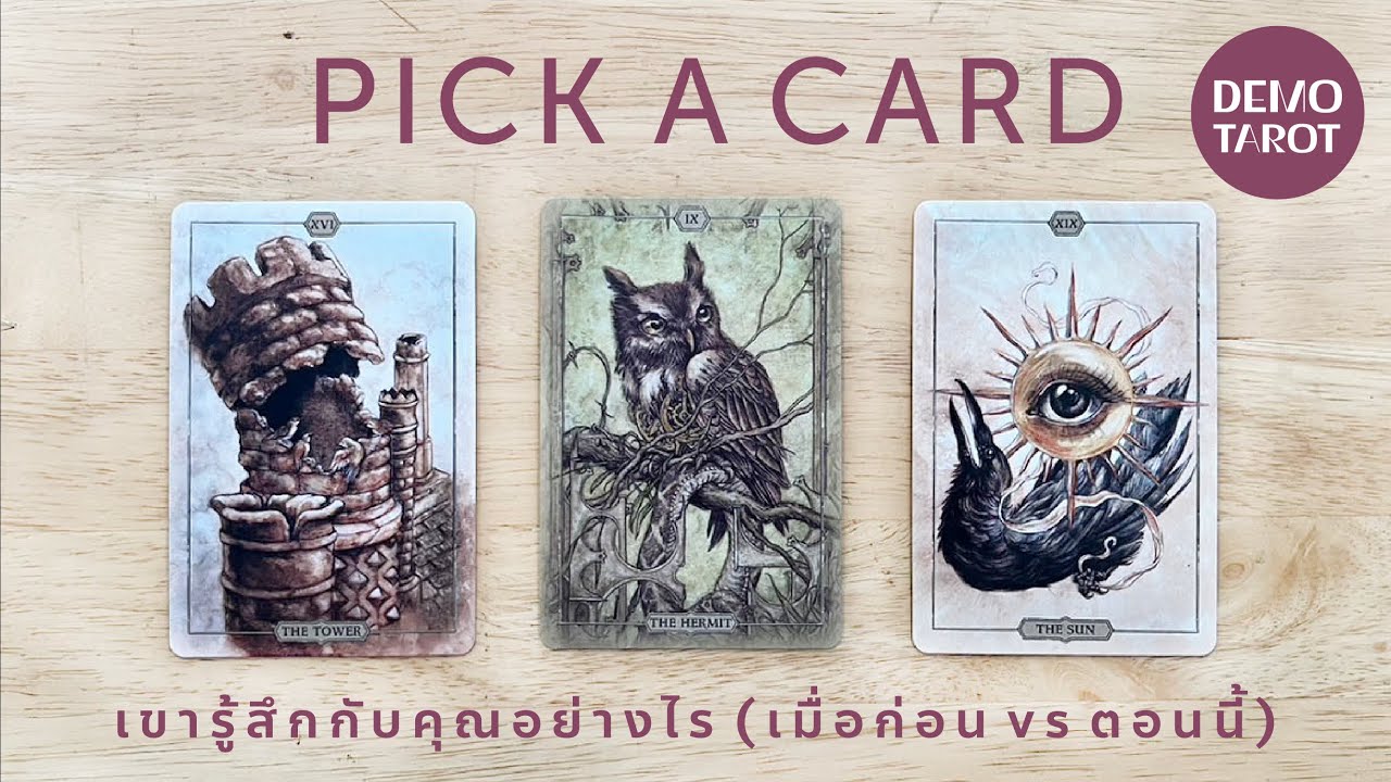เขารู้สึกกับคุณอย่างไร (เมื่อก่อน-ตอนนี้) 🦉🤎 : PICK A CARD