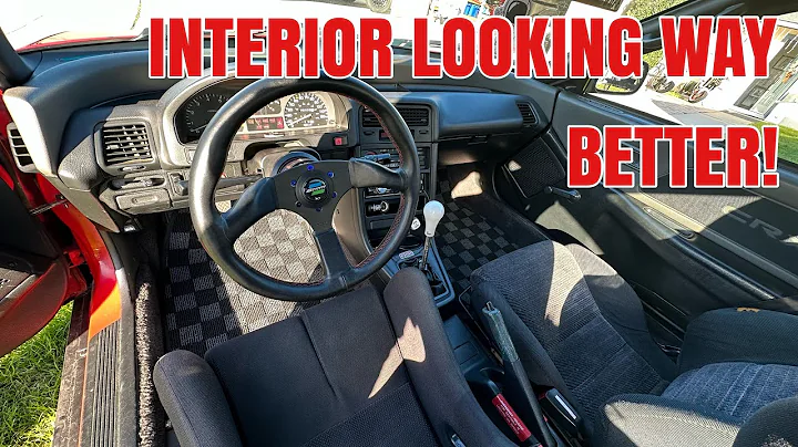 P2M checkered floor mats for Crx/Ef