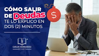 Como salir de las deudas | Ley de Insolvencia para salir de deudas en Colombia