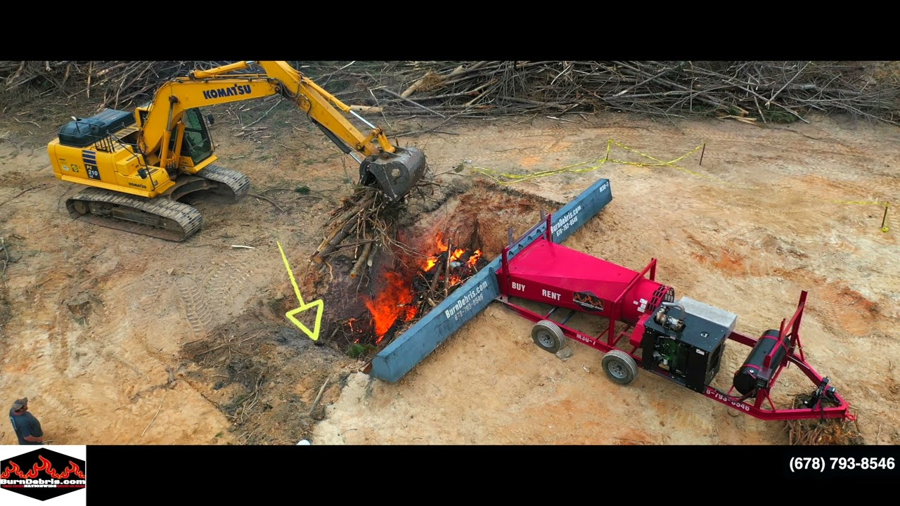 Burn Debris  How to use Air Curtain Destructors in high traffic areas.