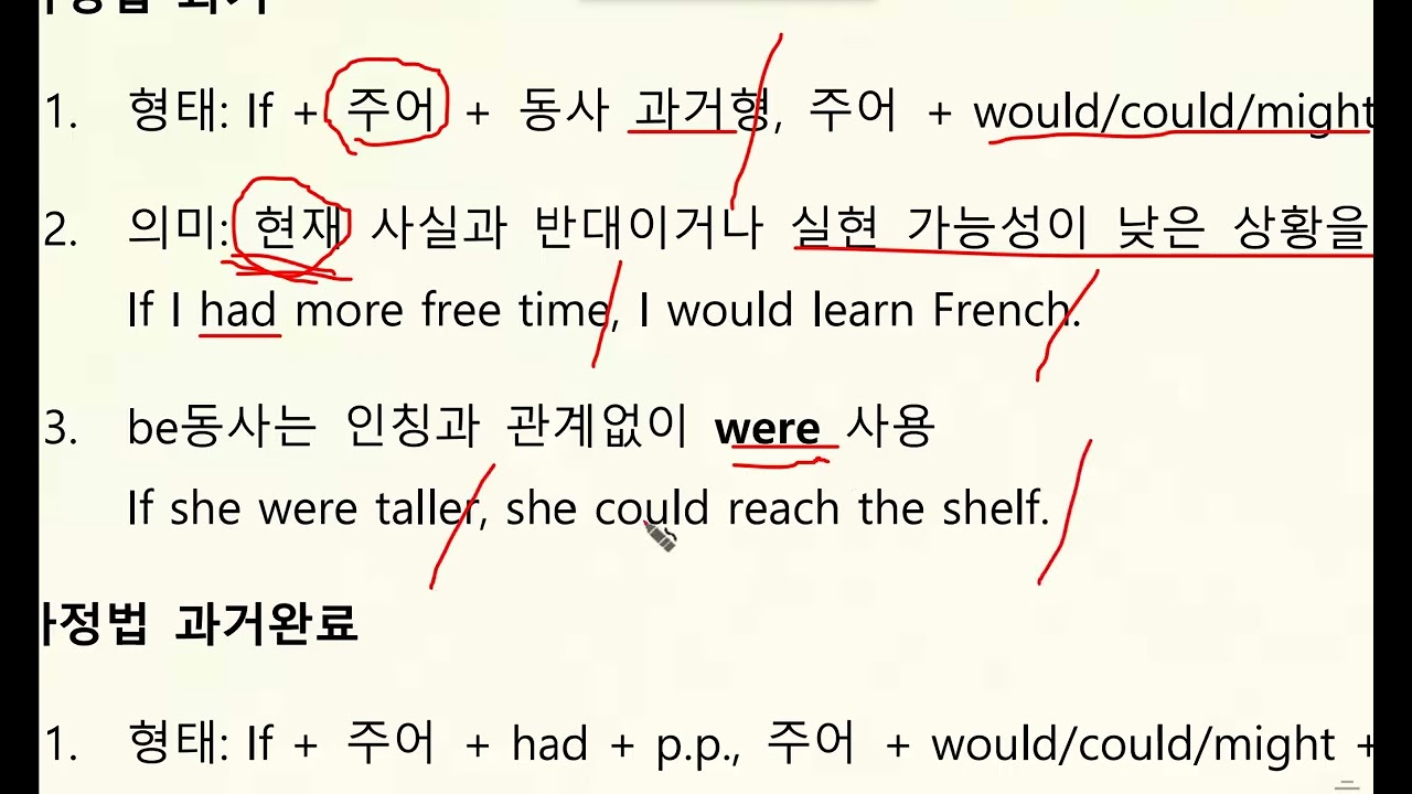 ㄱㅇㅈ 인터미디어트 ch12 가정법