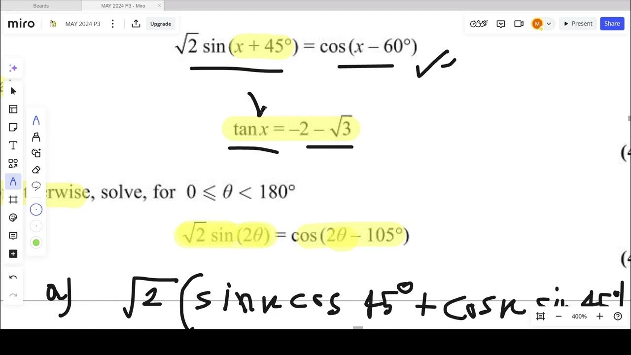 Q.No.7Trigonometry (Trigonometric Identities and Double Angle Formula