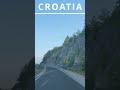 Road from Plitvice Lakes to Zadar, Croatia