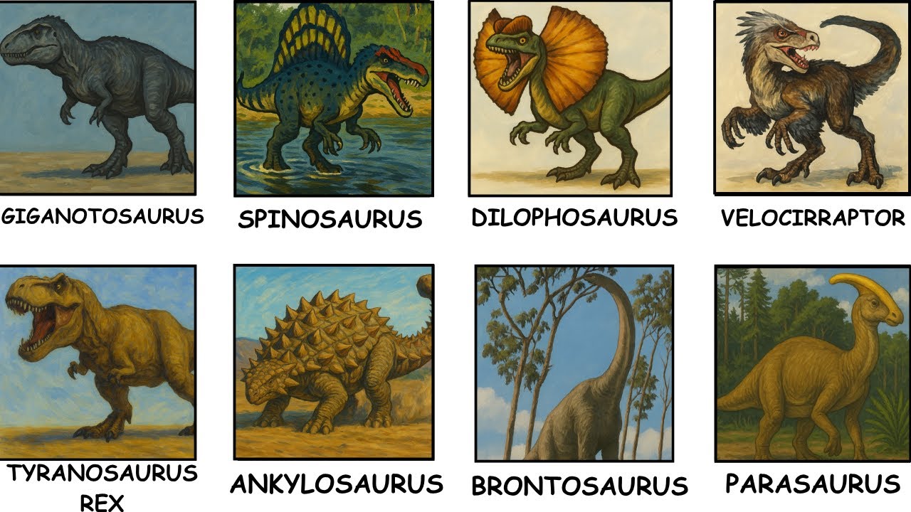 Los DINOSAURIOS Más Icónicos Explicados En 14 minutos
