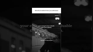 Real Maturity Is This #motivationalshorts #shorts #motivation #quotes