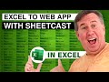 Excel publie nimporte quelle logique en tant quapplication web  laide de sheetcast  ep 2635