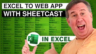 Excel Publish Any Excel Logic As Web App Using Sheetcast While Protecting Your IP - Episode 2635 screenshot 3