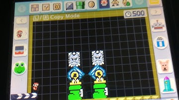 How to build a little mech in super mario maker 3DS tutorial 1