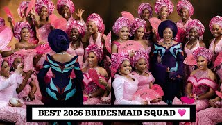 Best Nigerian Bridesmaid squad Ever 🩷