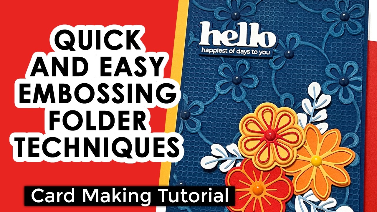 Quick and Easy Embossing Folder Techniques | Altenew May 2026 - YouTube