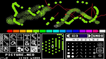 ATARI ST UTILITY PAINT DRAW PROGRAM NEOchrome v1 0 19xxCh