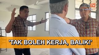 Akmal 'bantai' pegawai JAIM, 'mengamuk' pelajar sekolah agama tiada kerusi meja