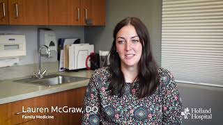 Get to Know Lauren McGraw, DO, Holland Hospital Family Medicine